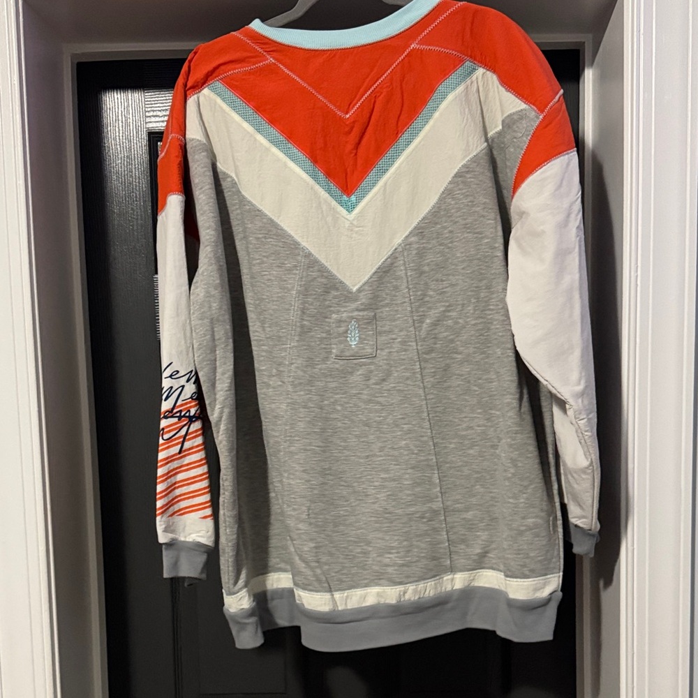 FP Movement by Free People Multicolor Chevron Sweatshirt - Picture 4 of 5